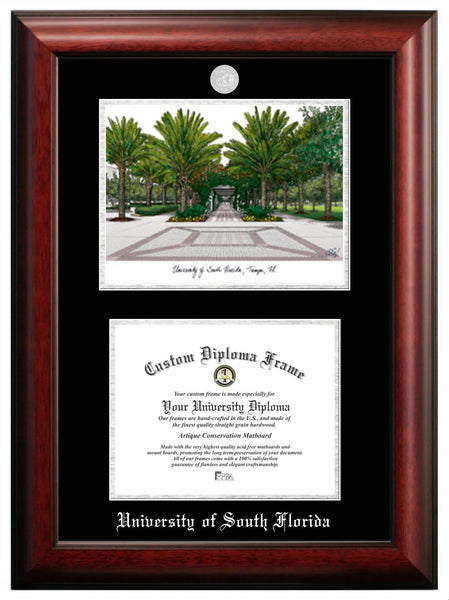 University of Louisville diploma frame campus photo certificate framin